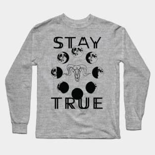 Stay True To The Moon Long Sleeve T-Shirt